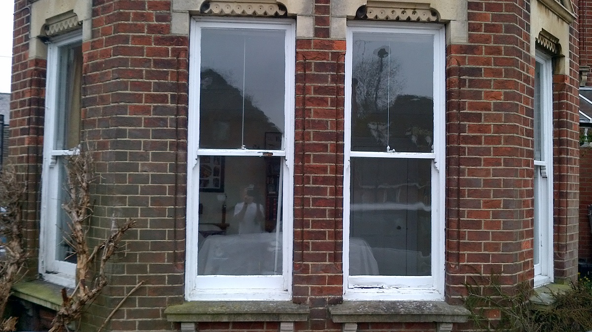 Acoustic glazing in sash windows Petersfield, Hampshire