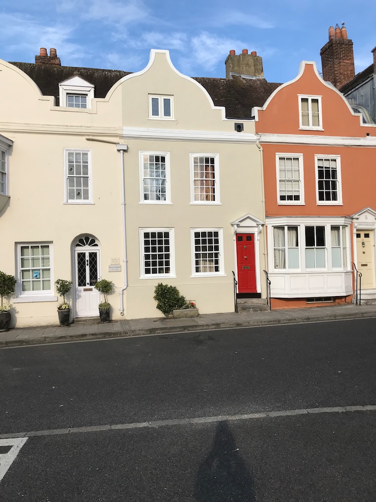 Listed building restoration of bow fronted sash windows