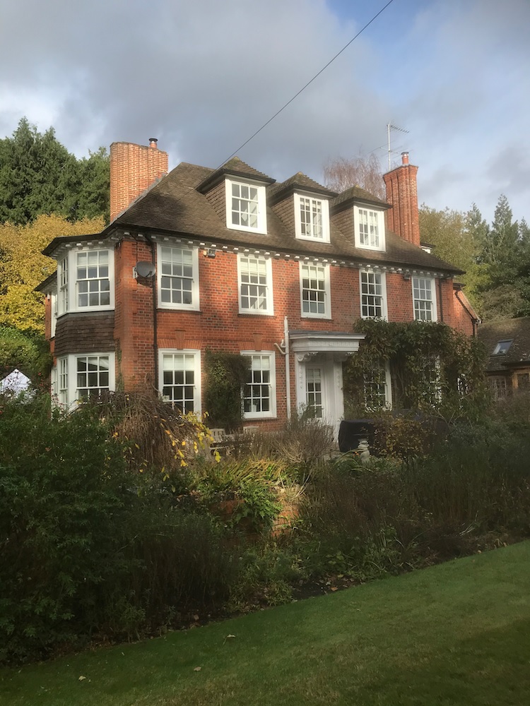 Sash window refurbishment to a Harold Falkner home in Farnham Surrey